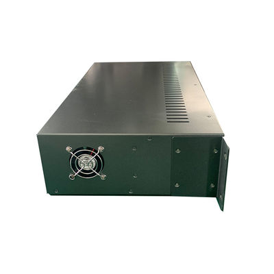 Sasis Rak Konverter Media 14 Slot 19 Inci 2U Ganda AC220V Untuk Konverter Media Serat CE