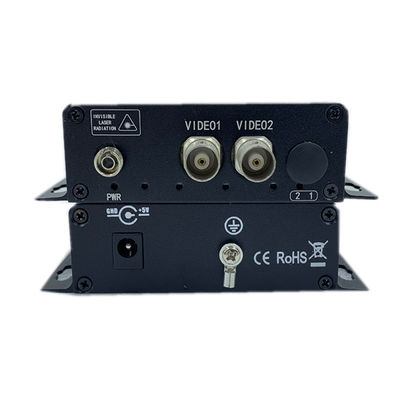 HD 1080P Video Digital Optical Converter 2 Port AHD CVI TVI FC Fiber 20km Mode Tunggal