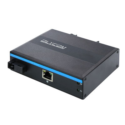 Konverter Media Ethernet Industri Gigabit SC WDM Ukuran Mini Single
