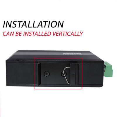 Konverter Media Ethernet Industri Gigabit SC WDM Ukuran Mini Single