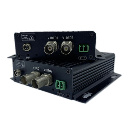 Konverter Media Video Analog Dengan Data RS485/RS422 Ekstensi Fiber SM/MM CE DC5V DC12V