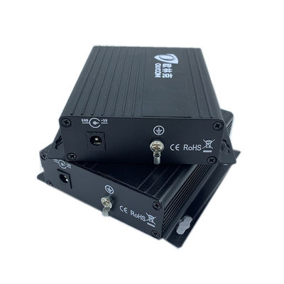 Konverter Media Video Analog Dengan Data RS485/RS422 Ekstensi Fiber SM/MM CE DC5V DC12V