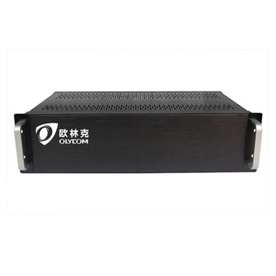 Video Media Converter Chassis 3U Rack Untuk Video Optical Converter Dual Power Input