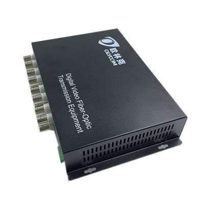 16ch RS485 Data Fiber Video Media Converter Port BNC Untuk Kamera Cctv