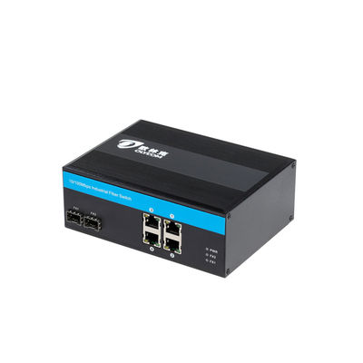 40Gbps Industrial Unmanaged POE Switch 10/100Base SFP Fiber Ports