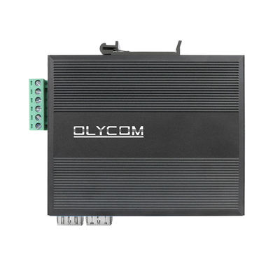 Sakelar Jaringan Industri 6 Port Fast Ethernet 10/100Mbps Jaringan Fiber Realtek Tidak Terkelola