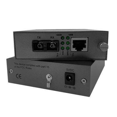 30W POE Rack Mounted Fiber Optic Ethernet Media Converter Duplex SC Port