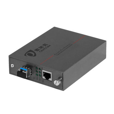 10/100M POE Fiber Optic Ethernet Media Converter LC Fiber SFP Megabit Tidak dikelola