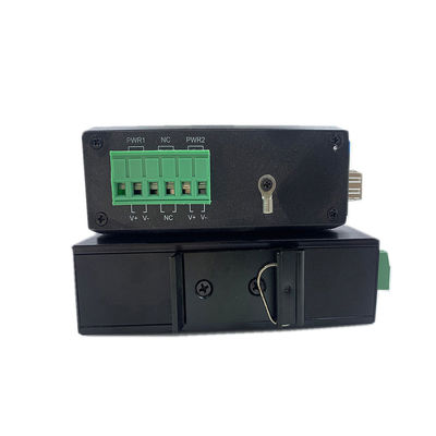 Konverter Media Poe Industri 15.4W 30W Ukuran Mini Ethernet Din Ce Mini yang Tidak Dikelola Cepat