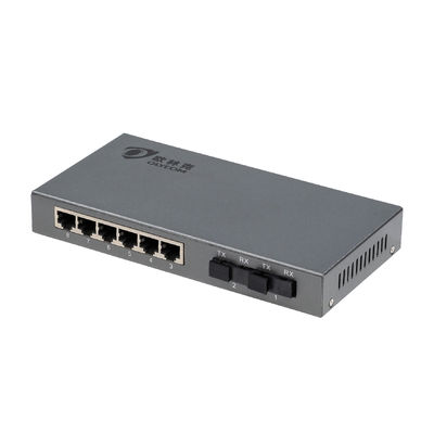 Saklar Ethernet Desktop Dengan Port 6RJ45, Saklar Optik Port DC5V1A 8