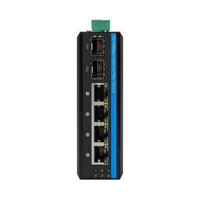 Olycom 4-Port PoE Switch Ethernet Cepat Serat SFP Industri Tingkat 120W Anggaran Penggunaan Luar Ruang
