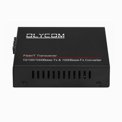 Gigabit PoE Media Converter 15.4W 30W Unmanaged Active PoE Duplex SM MM Serat CE