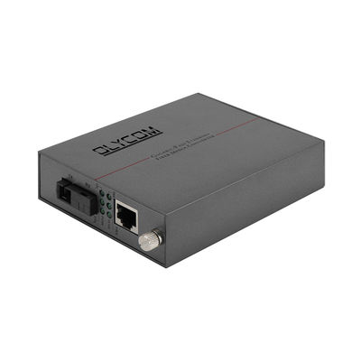 Penginderaan Otomatis Gigabit Fiber Optic Ethernet Media Converter 10/100/1000Mbps