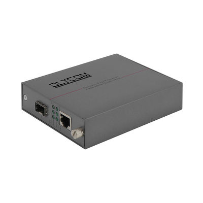 SFP Fiber Media Converter 10/100Mbps LFPT Optic Ethernet Rack Mountable Tidak Dikelola DC5V