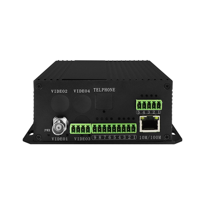 Bidi Data Dry Contact Analog Video Fiber Converter RS232 RS485 Rack Dipasang DC12V