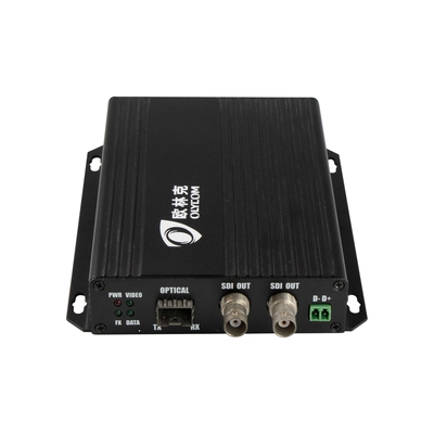 3G-SDI Fiber Optic Extender Dengan RS485 Data Lokal Loopout 1 SDI Dalam 2 SDI Keluar
