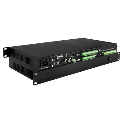3g-Sdi Video 6ch Ethernet Over Fiber Converter Bidirectional Rs232 Penutupan Kontak 1u Rack