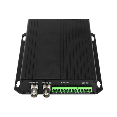 Konverter Media Serat ST Audio Seimbang RS422 RS485 Video DC5V 2A 30km CE